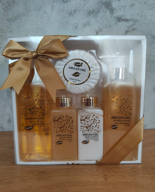 Coffret soin à l'huile d'argan 5 pièces